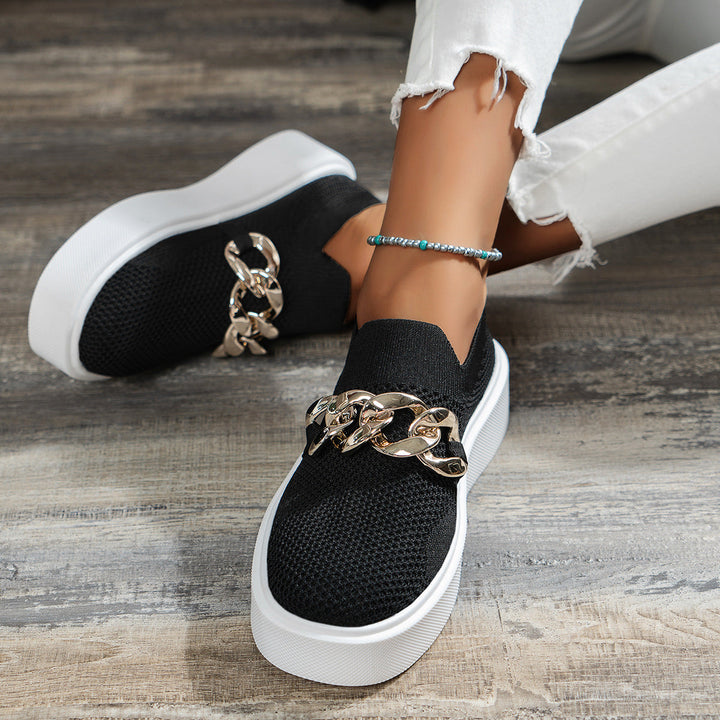 Drune-Flachschuhe für Damen - Atmungsaktive Mesh-Schuhe