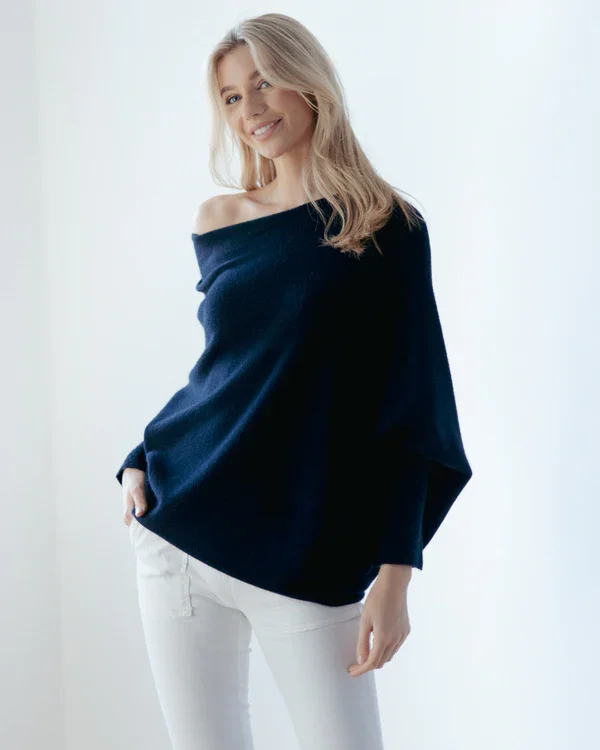 Drune | Asymmetrisch Drapierter Pullover