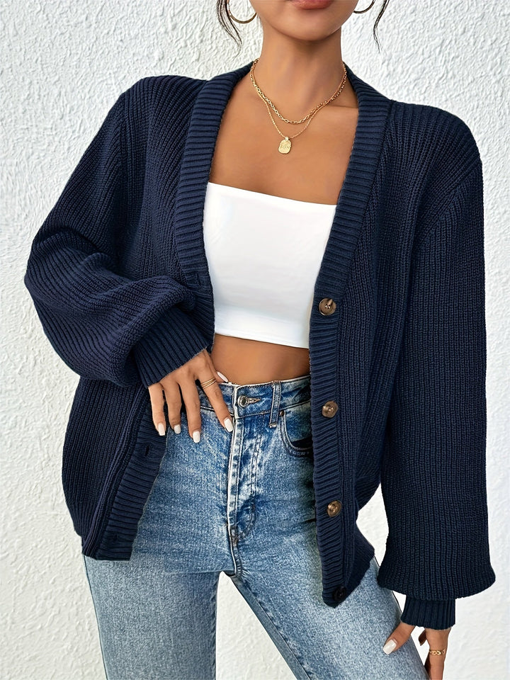 Drune | warmer Strickwaren-Woll-Sweater-Cardigan für Damen - Ideal für jede Jahreszeit