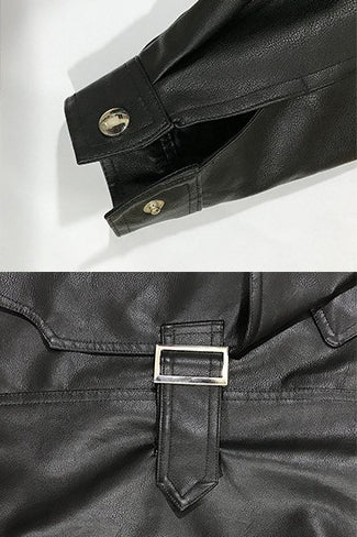 Drune | Leder Langarmjacke