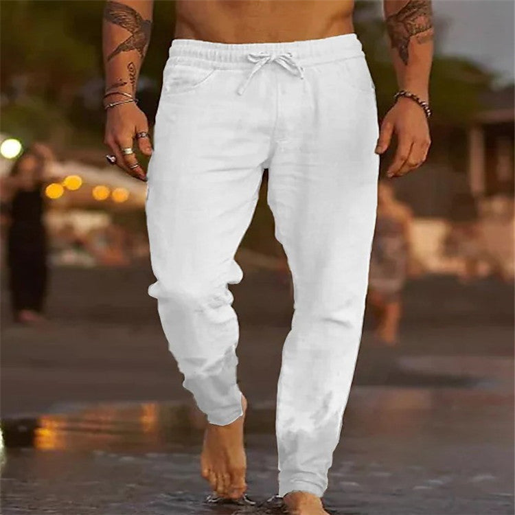 Drune | Lässige Leinenhose Für Herren