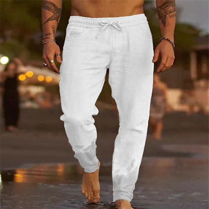 Drune | Lässige Leinenhose Für Herren