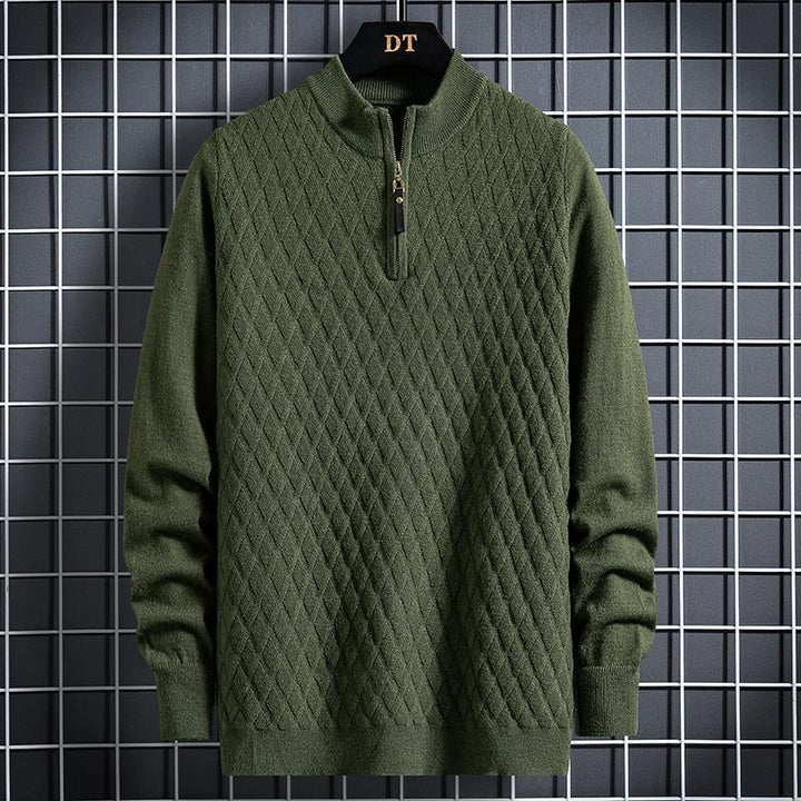 Drune | Stilischer Herren-Reißverschluss-Pullover
