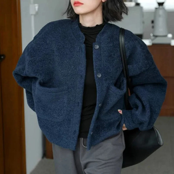 Drune | Flauschige Cardigan Jacke