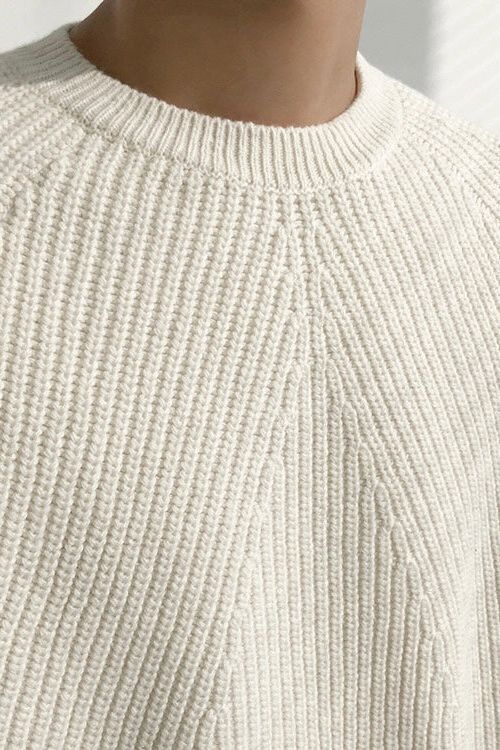 Drune | Eleganter gerippter Pullover für Männer