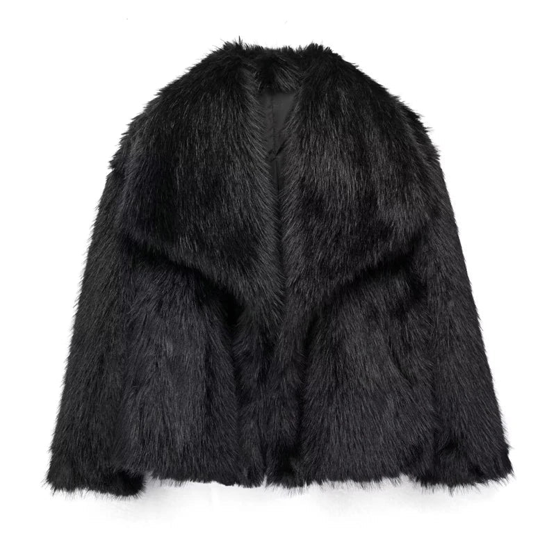 Drune | Warme Pelzjacke für Damen in stilvollem Design