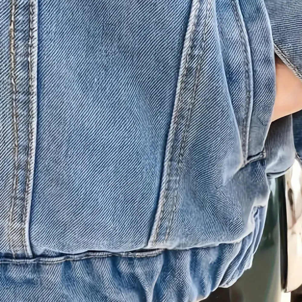 Drune | Elegante Winter-Jeansjacke für Damen
