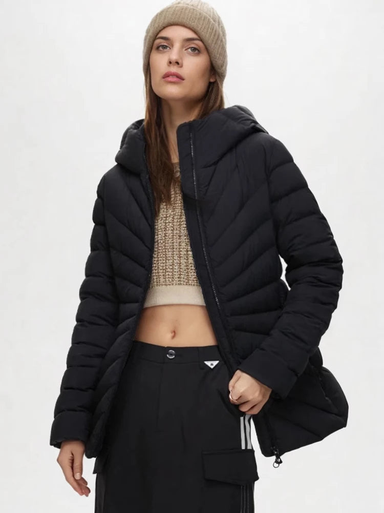 Drune | Leichte gesteppte Jacke mit Kapuze