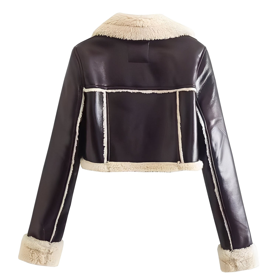 Drune | Damenlederjacke mit Wollfutter für Wärme
