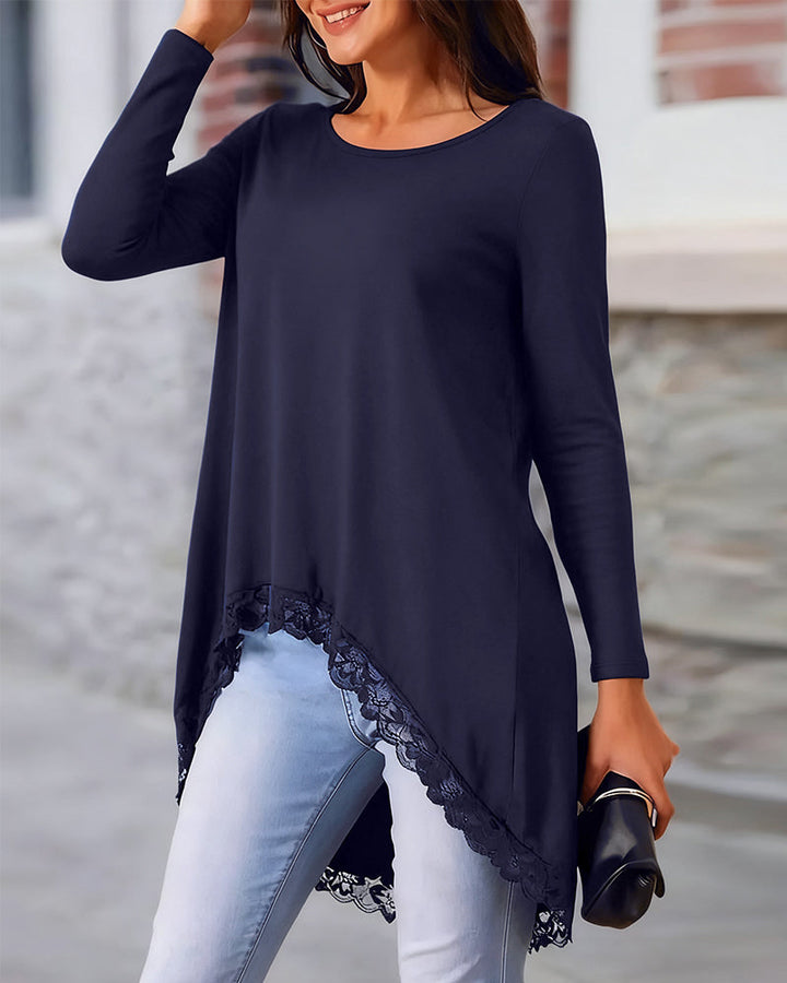 Drune | Langärmliges Oberteil mit Mesh Patchwork