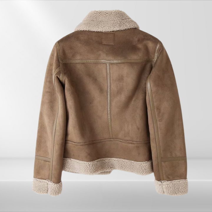 Drune | Damen-Sherpa-Bomberjacke