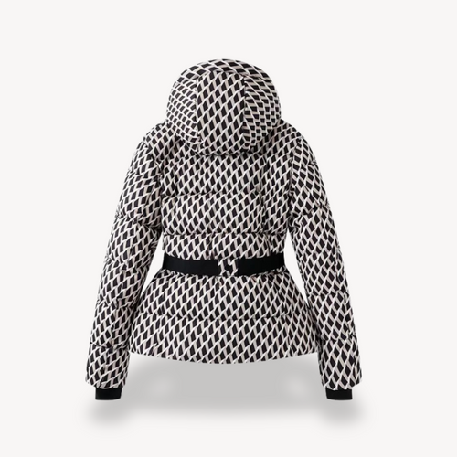 Drune | Damen Daunenpufferjacke mit Gürtel