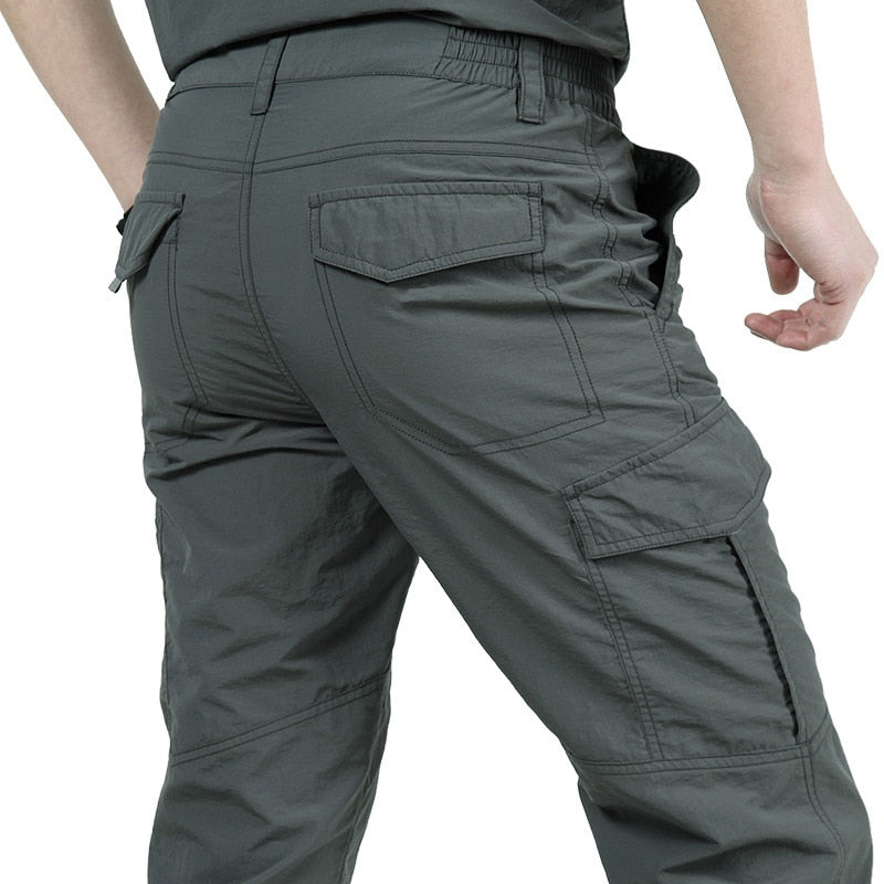 Drune | Funktionale und Stilvolle Herren Cargo Hose mit Praktischen Klappen Taschen
