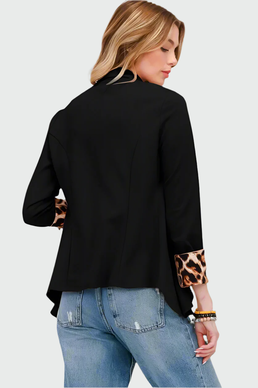 Drune | Freizeit Blazer mit Pantherdetail
