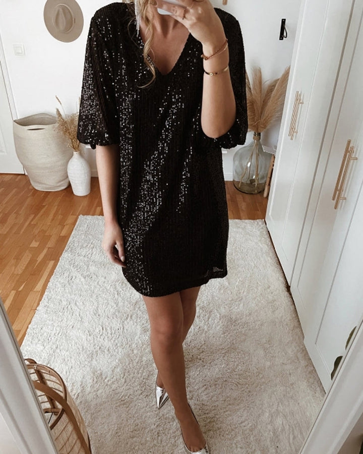 Drune | Partykleid mit V-Ausschnitt