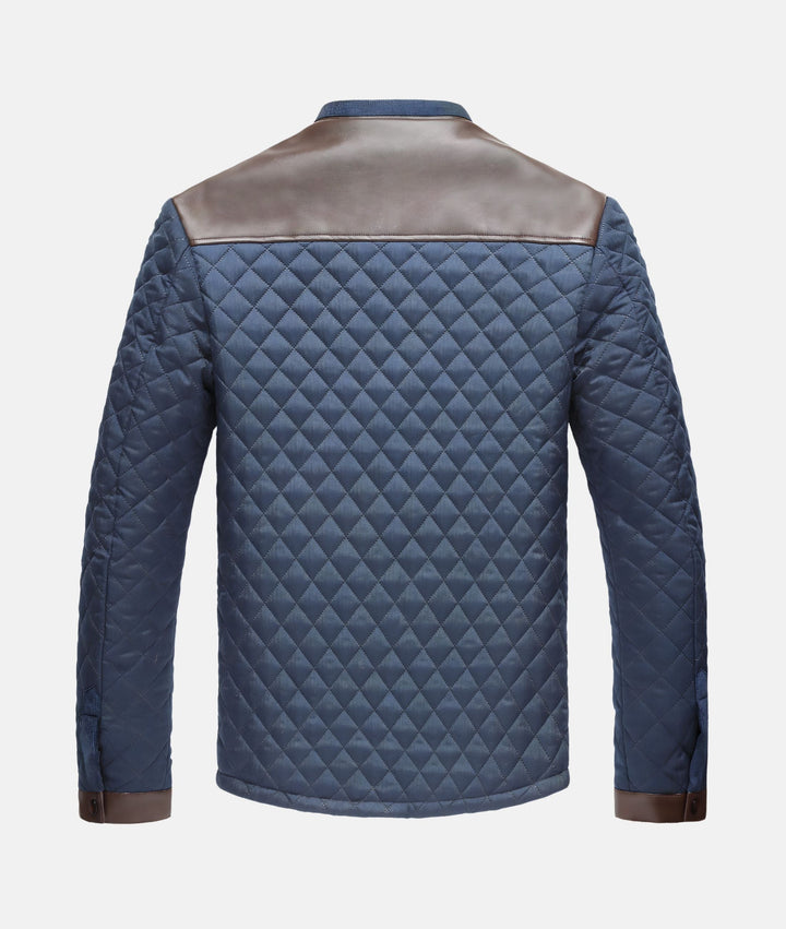 Drune | Herren Knopfleiste Steppjacke