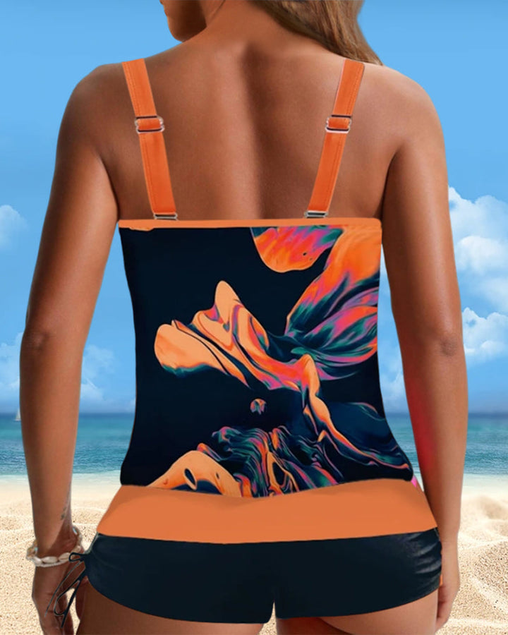Drune | Tankini Badeanzug mit Stilvollem Druck