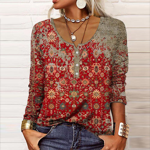 Drune | Eleganter Pullover mit Aztekenmuster