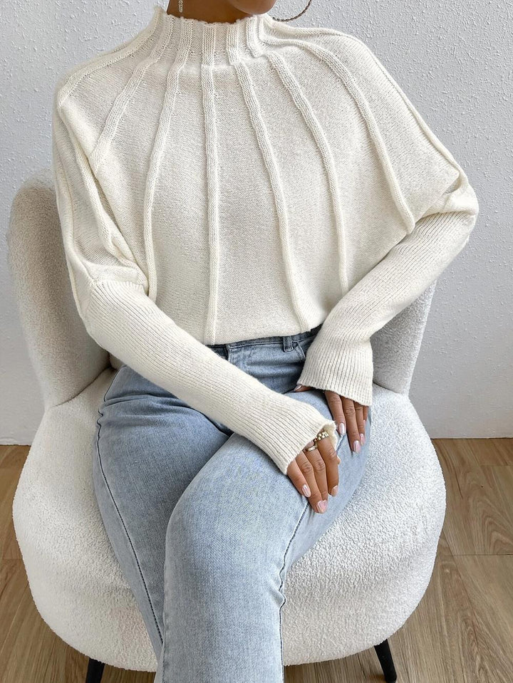 Drune | Kaschmir-Strickpullover mit Fledermausärmeln