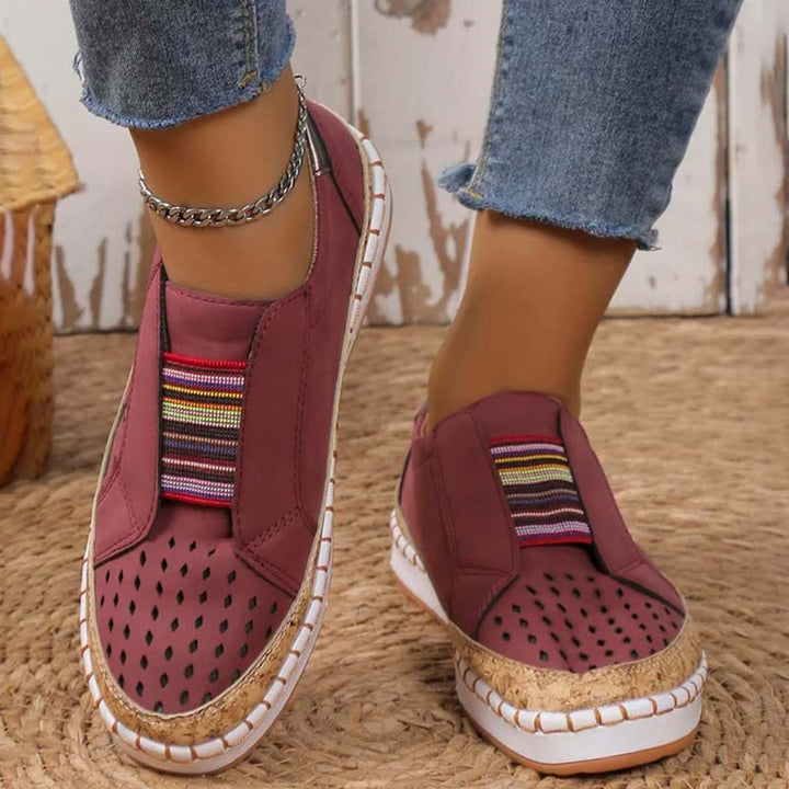 Drune | Lässige Katzenmuster Schuhe