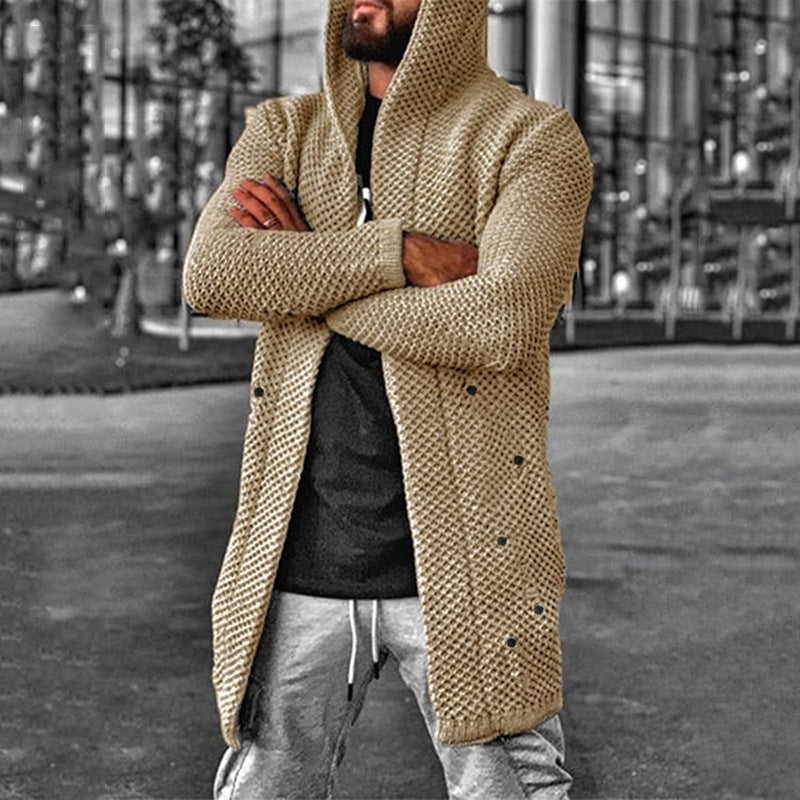 Drune | Strickjacke mit Kapuze für Männer