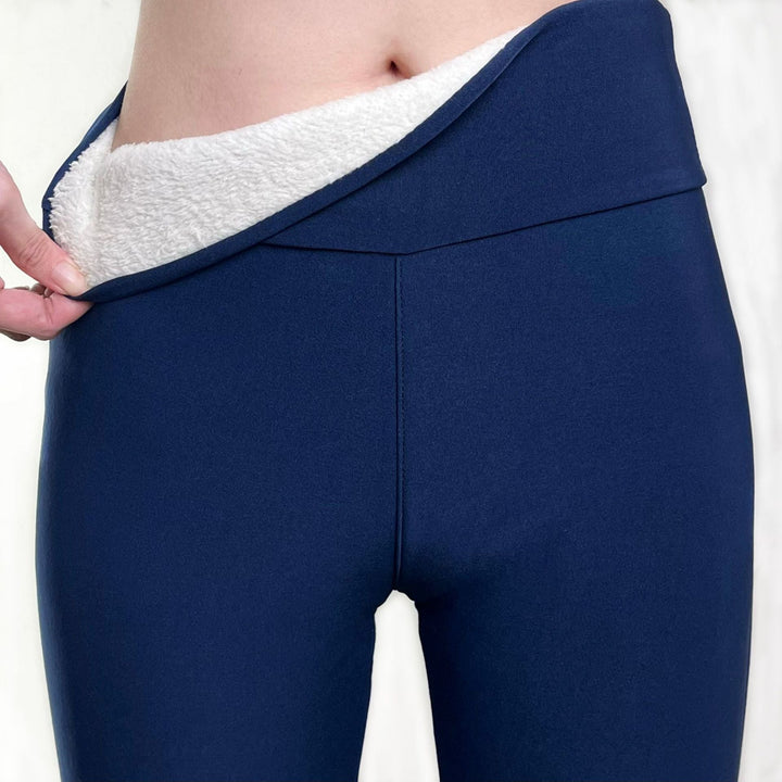 Drune | Liebliche Fleece Hohe Taille Wollleggings