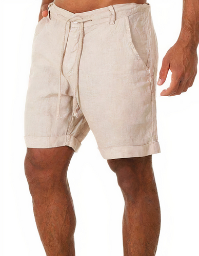 Drune | Herren Leinen Sommer Shorts Kurze Hose Für Männer