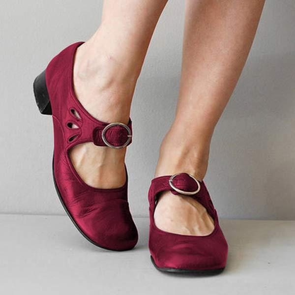 Klassische orthopädische Schuhe mit runder Spitze Drune