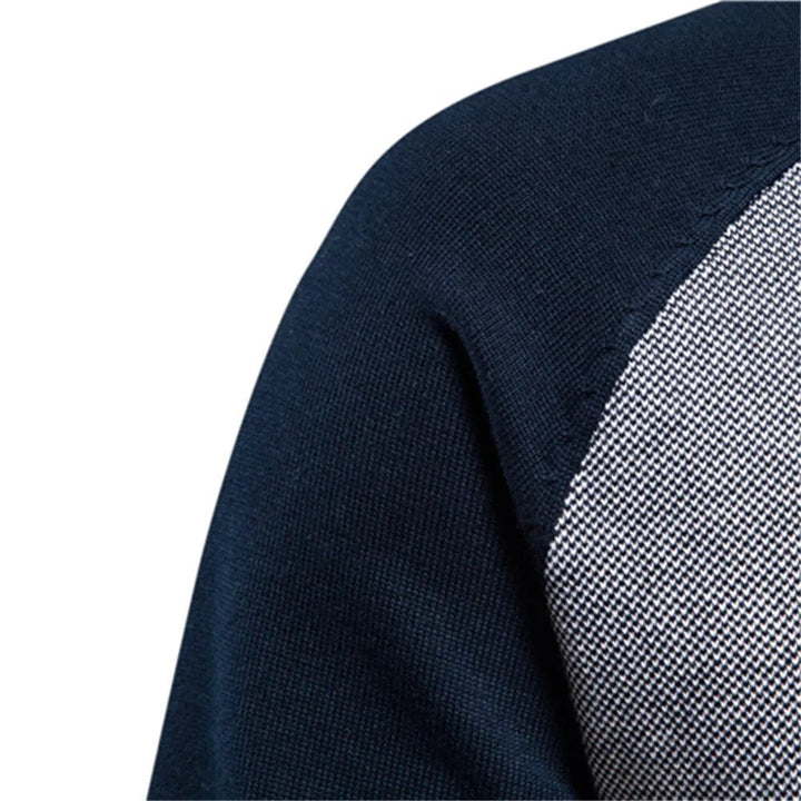Drune | Warme und lässige College-Strickjacke