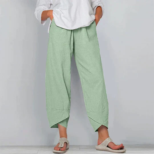 Drune | Baumwoll Leinen Hose Für Damen