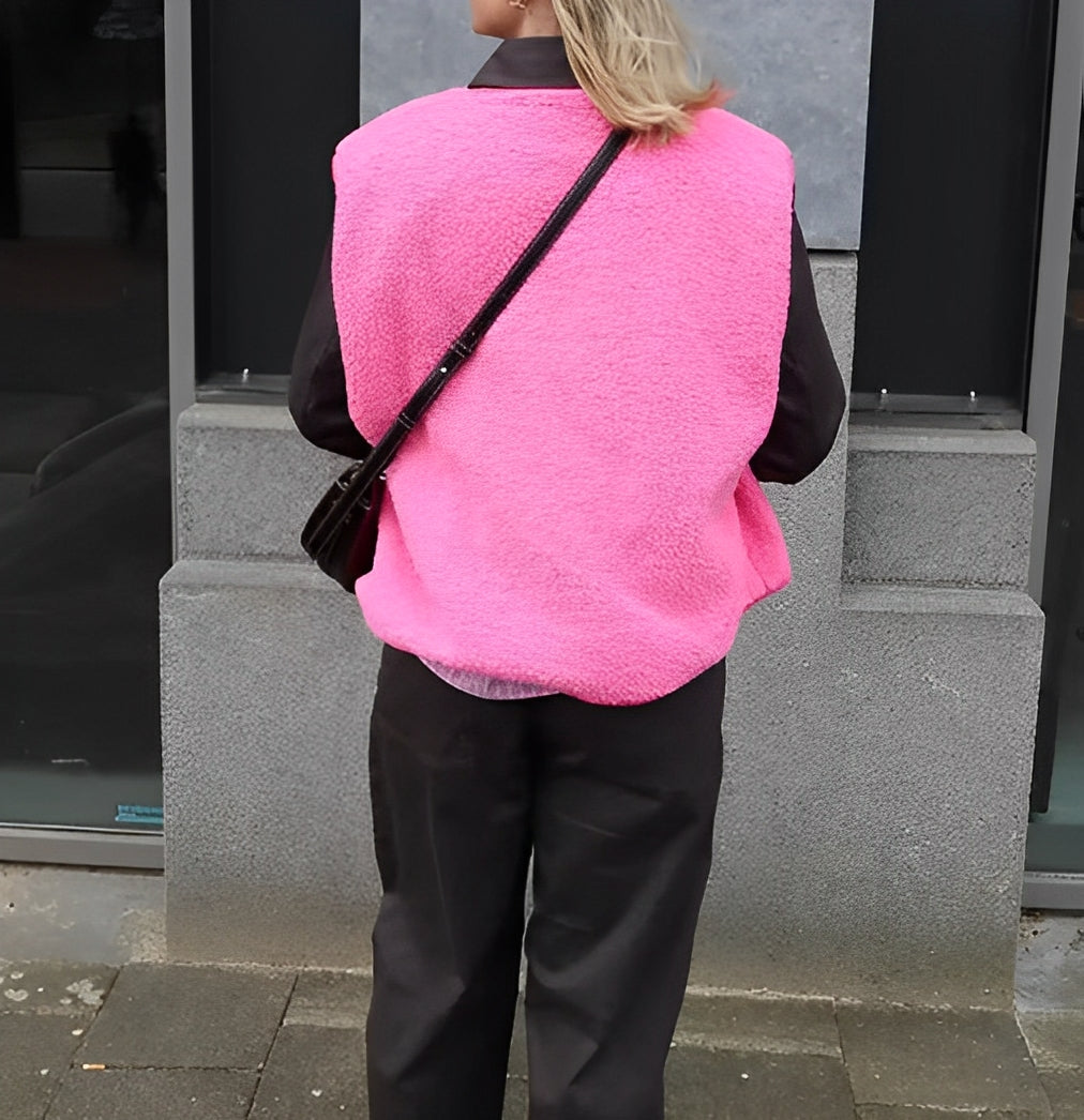 Drune | Gewebter Offener Strick-Cardigan für Damen