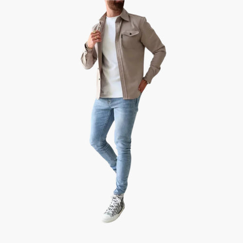 Drune | Overshirt Jacke - Modernes Button-Through Hemdjacke für Freizeit und Business