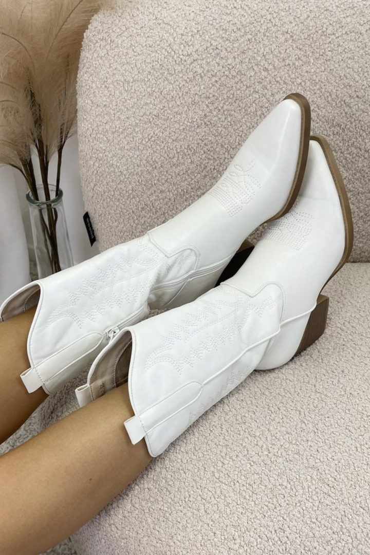 Drune | Trendige Westernstiefel - Stylische hohe Stiefel