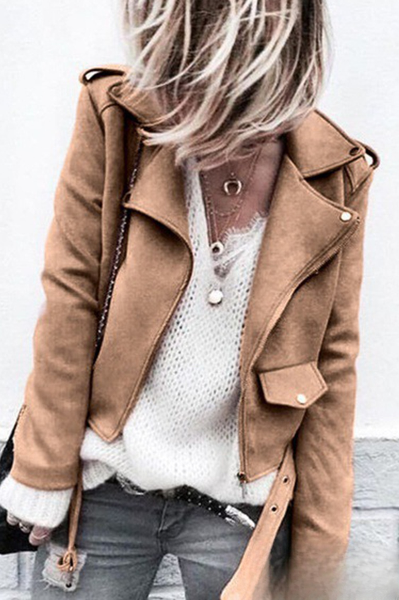Drune | Elegante Freizeitjacke mit Patchwork-Elementen
