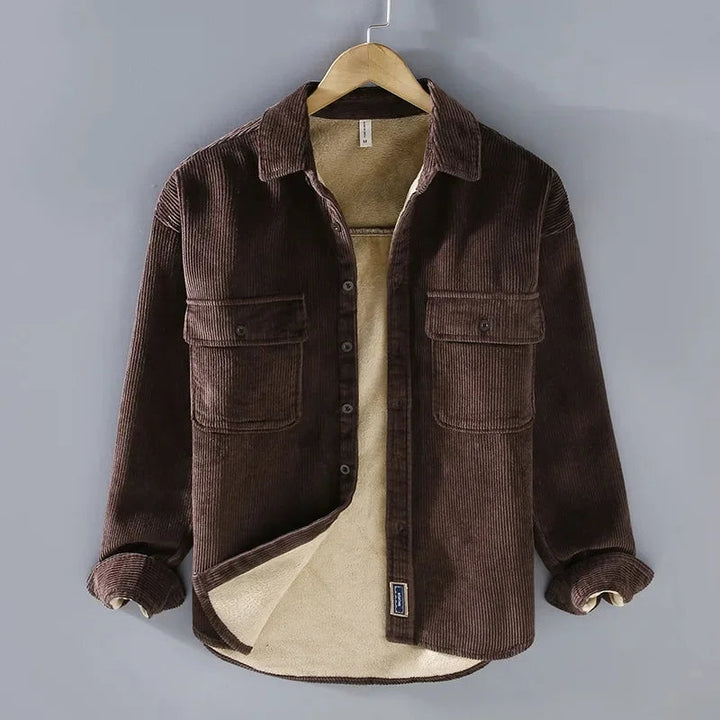 Drune | Fleecegefütterte Cordjacke