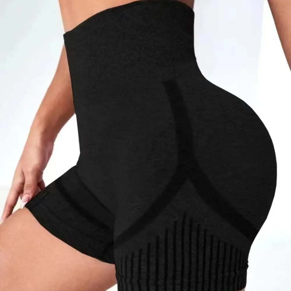 Drune | Hochtaillierte Yoga Sport Kurze Hose