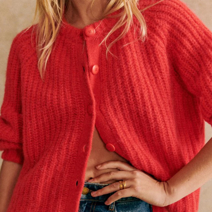 Drune | Chunky Strickcardigan Weich und Warm Perfekt Für Den Alltag