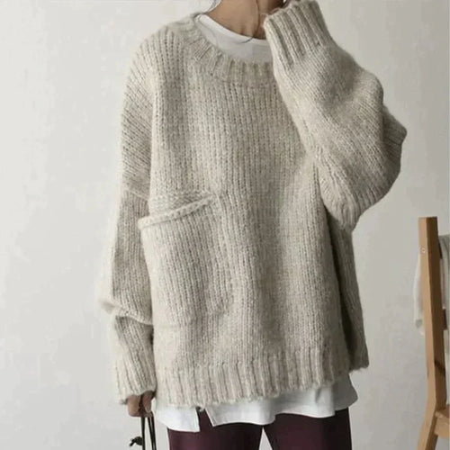 Drune | Übergroßer Pullover mit Fronttasche