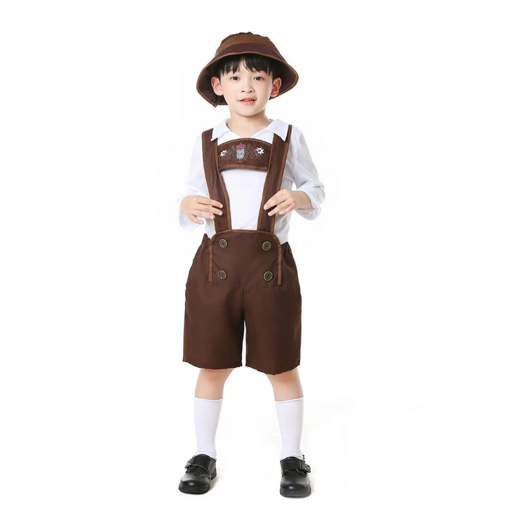 Drune | Lederhosen Duo Satz Für Herren Mit Hemd Bayerische Festbekleidung