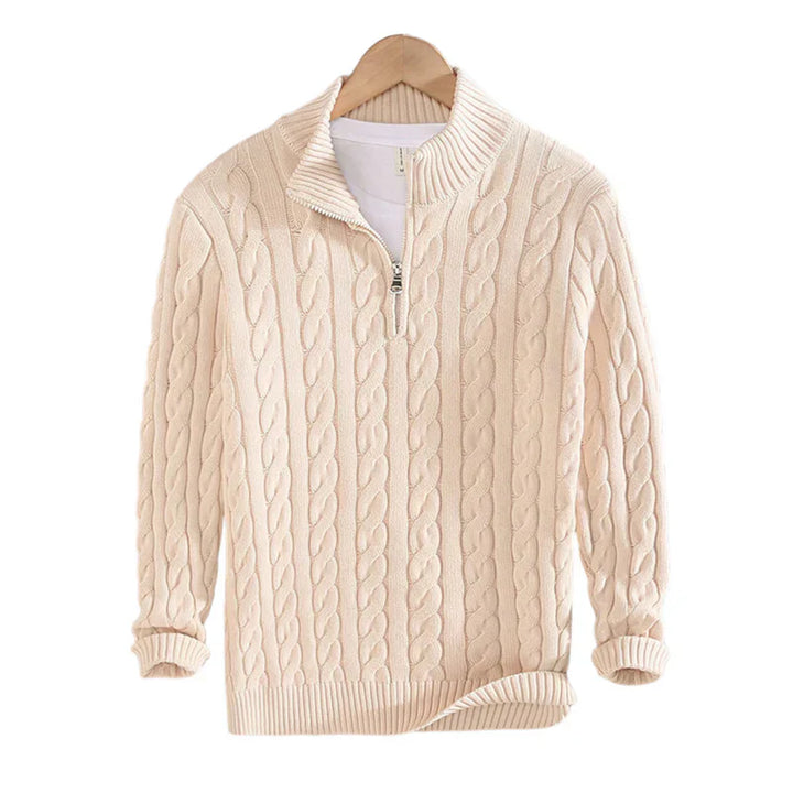 Drune | Trendy Strickjacke Mit Reißverschluss
