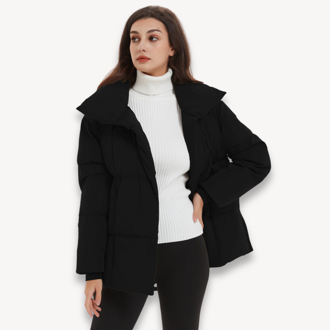 Drune | Gurtelter Stepp-Pufferjacke für Frauen