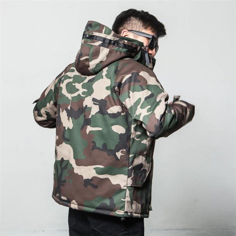 Drune | Moderne Camouflagejacke Mit Kapuze