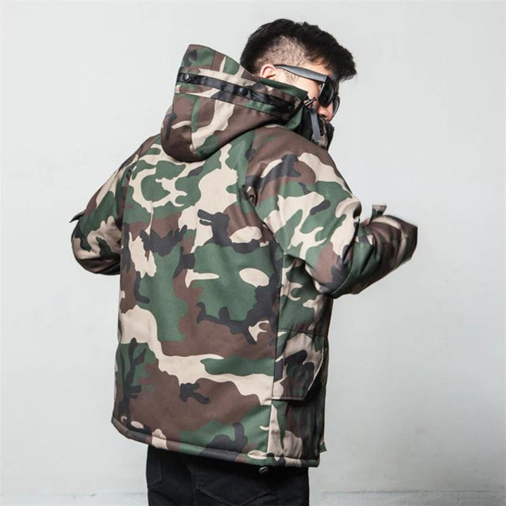 Drune | Moderne Camouflagejacke Mit Kapuze