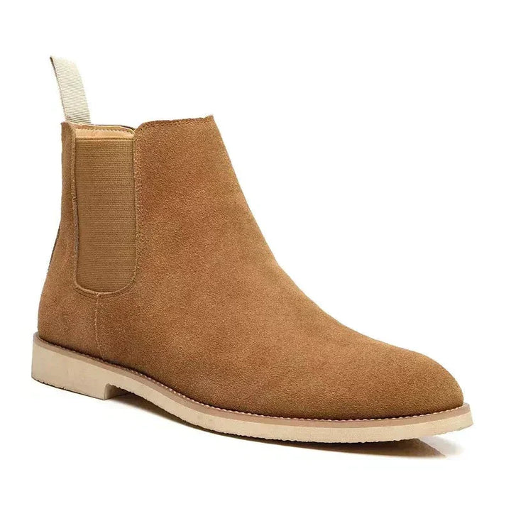 Drune | Luxe Kalb Wildleder Chelsea Boots Mit Leder Innensohle