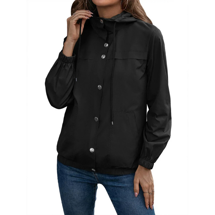 Drune | Regenjacke Damen - mit Kapuze