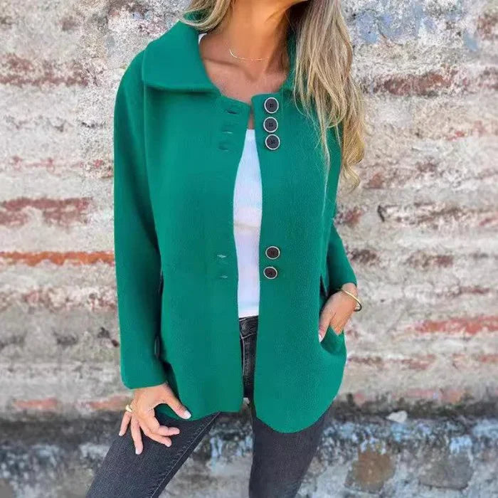 Drune | Stilvolle Jacke Knopfverschluss Eleganter Alltagschnitt