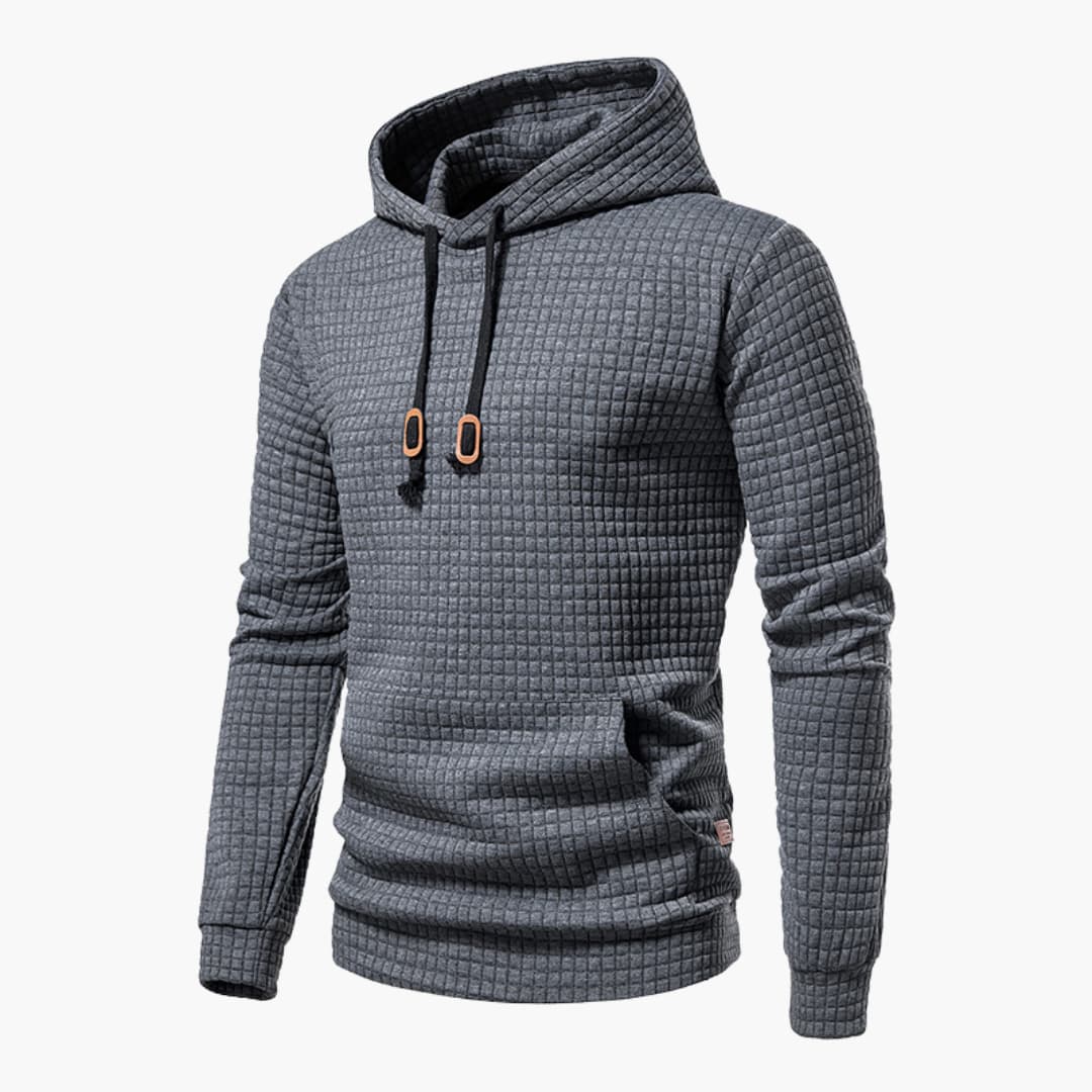 Drune | Kapuzenpullover Kariert - Moderner Freizeit-Hoodie für Alltag und Sport