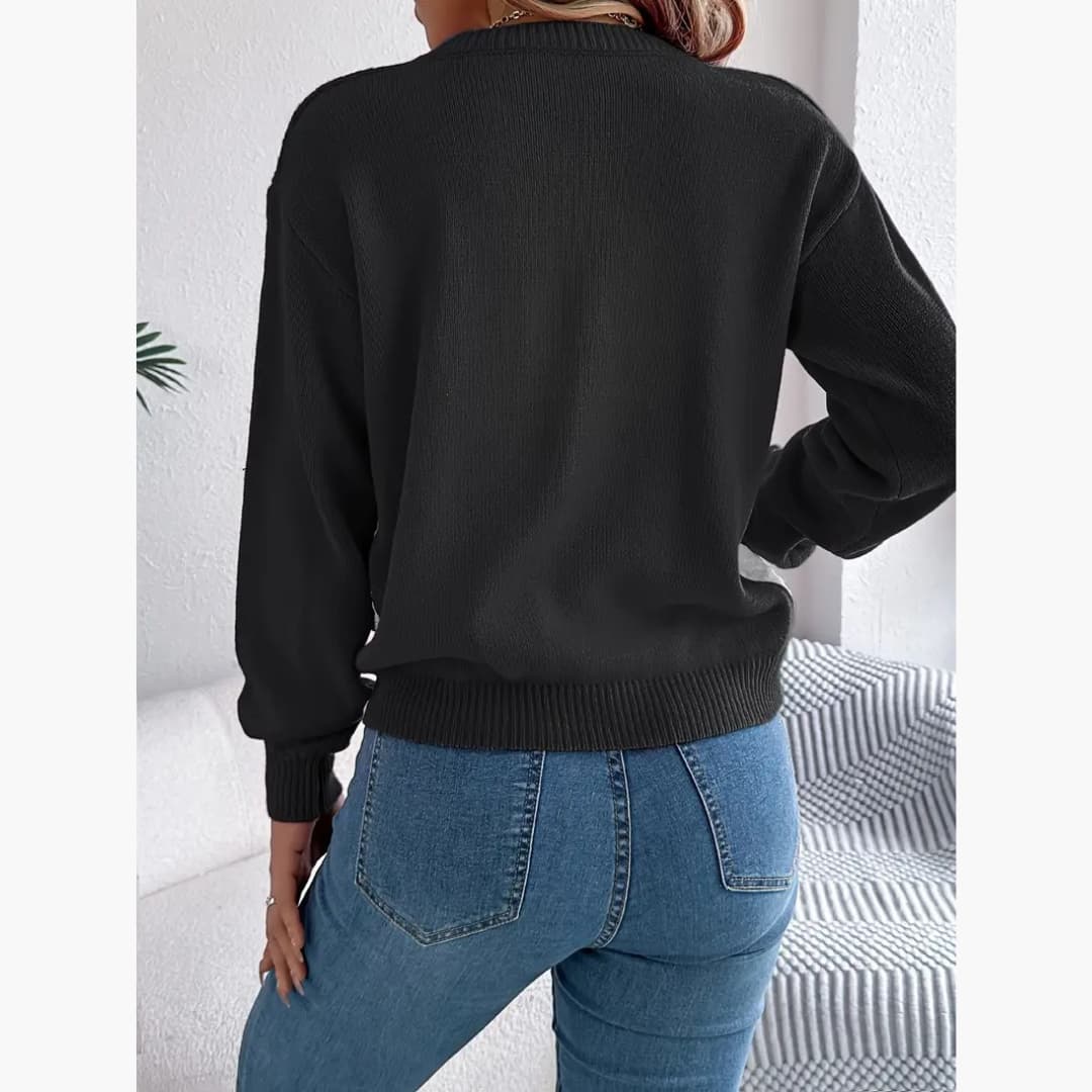 Drune | Warme Langarmige Pullover Für Frauen