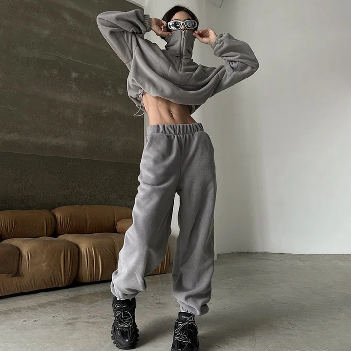 Drune | Pullover mit Kragen für Frauen Warm