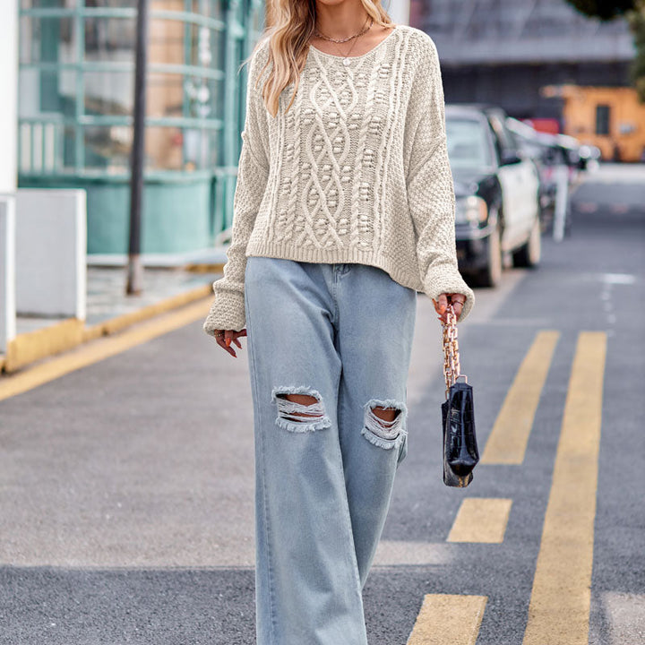Drune | Pullover Aus Gedrehtem Strick mit Bequemer Passform